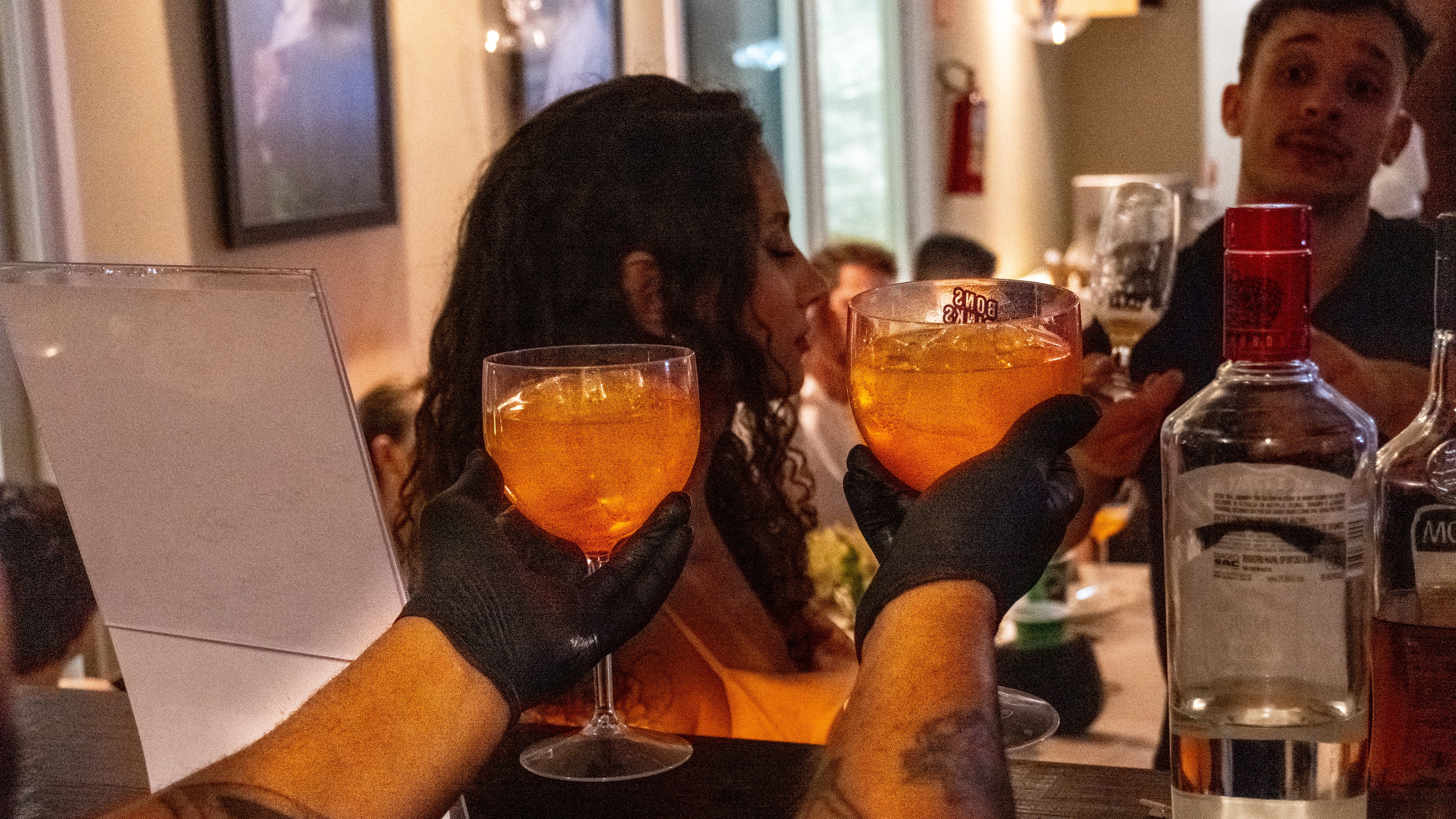 Carta exclusiva de drinks personalizada